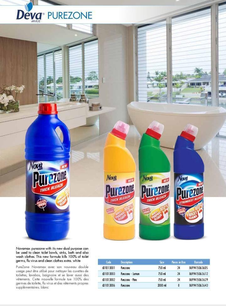 Purezone (eau de javel désinfectante)